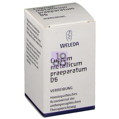 Weleda Cuprum Metallicum Praeparatum D6 Trituration 20 G