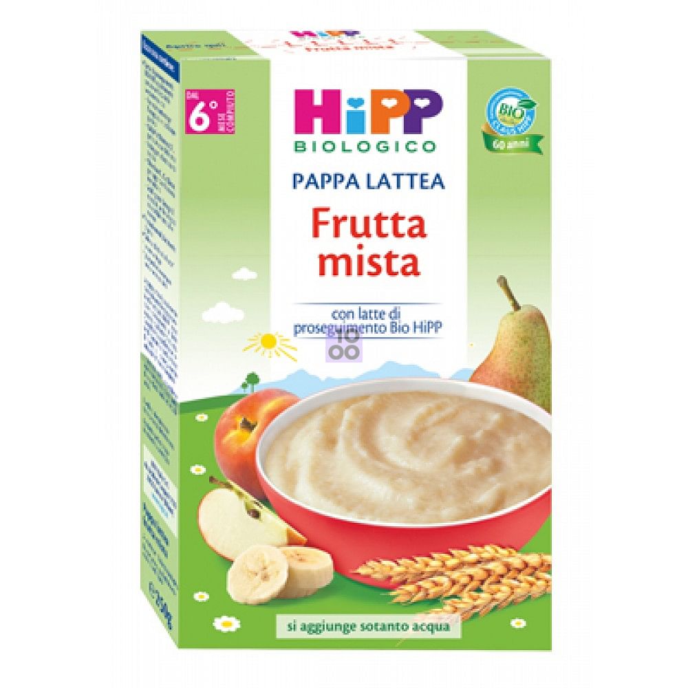 Hipp Bio Pappa Lattea Frutta Mista 250 G