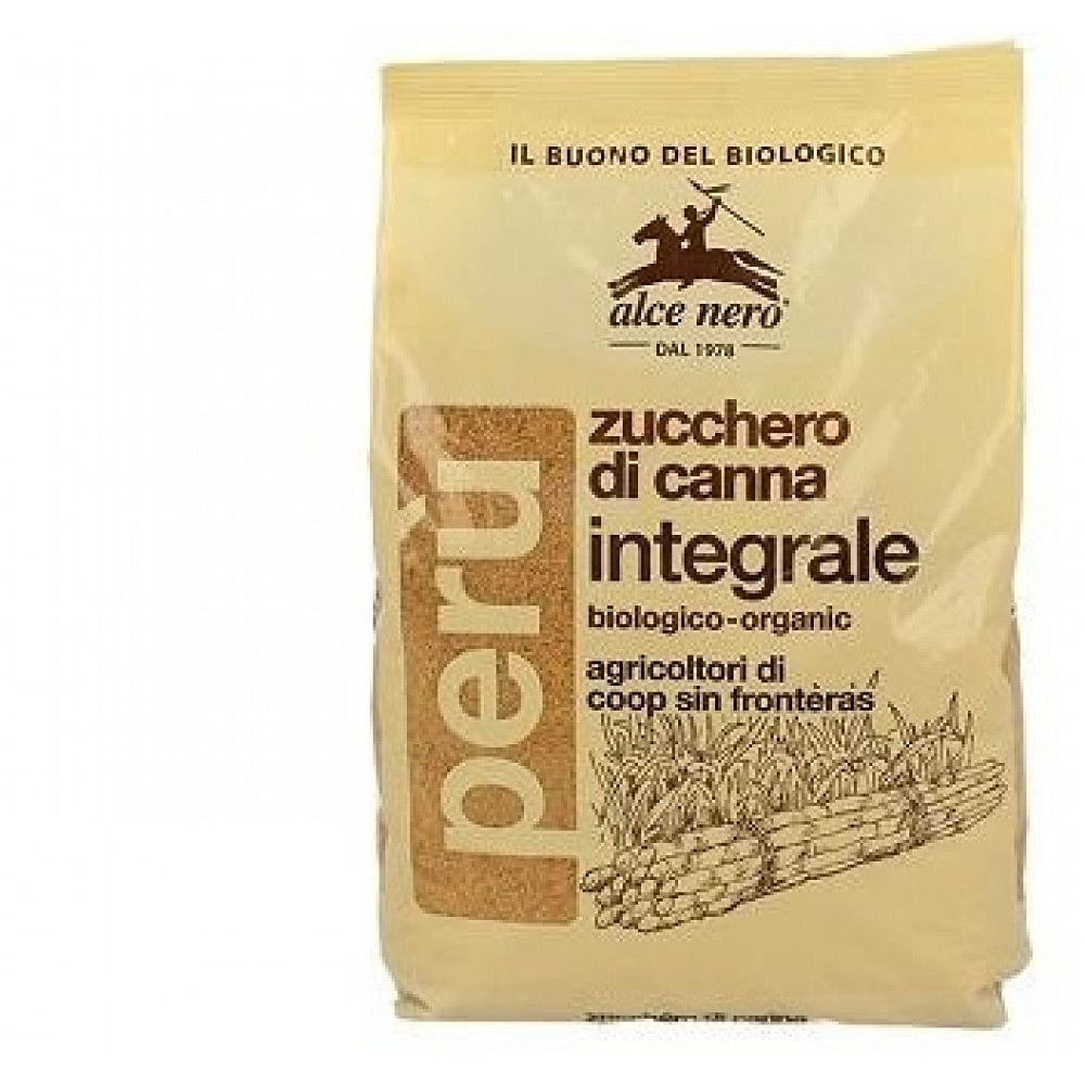 Alce Nero Zucchero di Canna Integrale, 500g : : Alimentari e cura  della casa