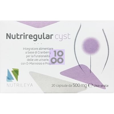 Nutriregular Cyst 20 Capsule 500 Mg