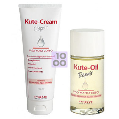 Combinata Kute Oil Repair 60 Ml + Kute Cream Repair 100 Ml