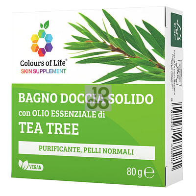 Tea Tree Bagno Doccia Solido 80 G Colours Of Life