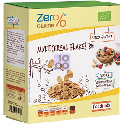 Zero% Glutine Multicereal Flakes Senza Glutine 300 G