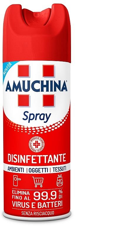 AMUCHINA - 05-0433 - Spray disinfettante per ambienti, oggetti e tessuti  p.m.c. - 400 ml - 8000036025376