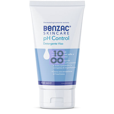 Benzac Skincare Ph Control Detergente Viso 150 Ml