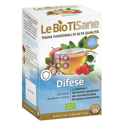Le Bio Tisane Difese 20 Bustine Da 2 G