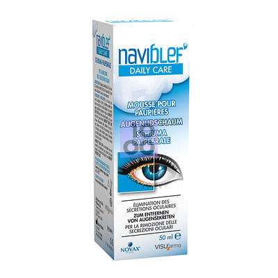 Naviblef Daily Care Schiuma Per Rimozione Secrezioni Oculari Da Palpebre E Ciglia 50 Ml