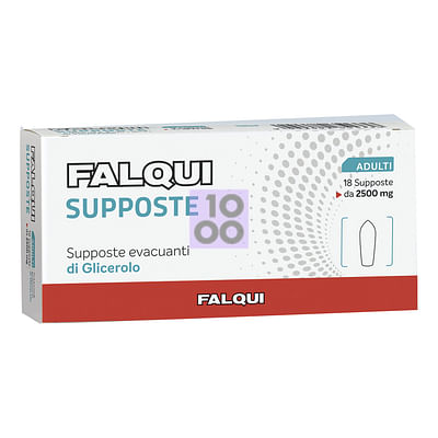 Supposte Falqui 18 Supposte Con Glicerina 2500 Mg Adulti