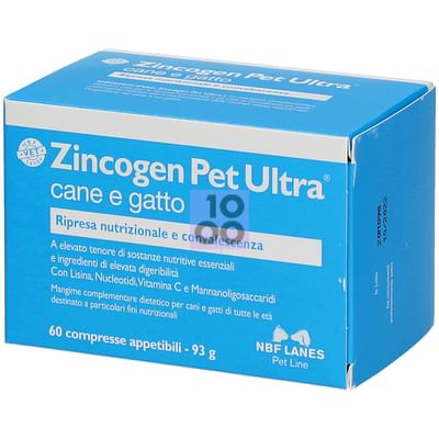 Zincogen Pet Ultra Blister 60 Compresse Appetibili