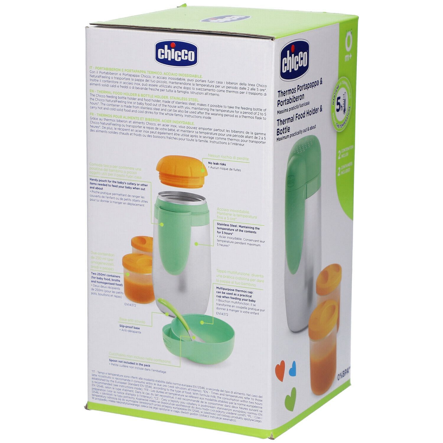CHICCO COUVERTS BEBE INOX, 18m+