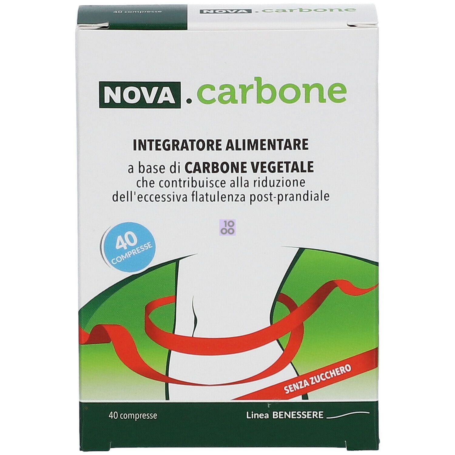 Nova Carbone Vegetale Integratore 40 compresse