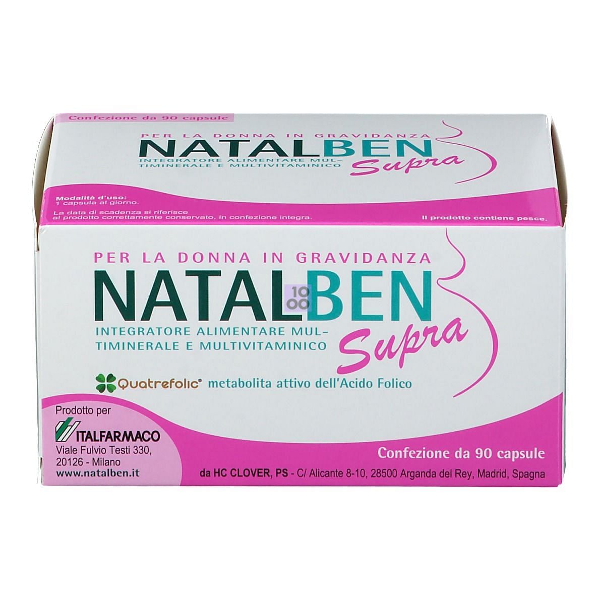 NATALBEN SUPRA 30 CÁPSULAS ITALFARMACO - Farmacia Anna Riba