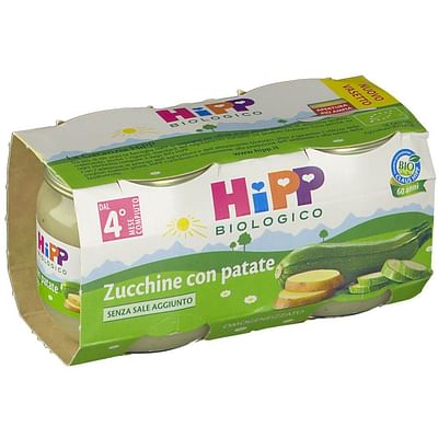 Hipp Bio Hipp Bio Omogeneizzato Zucchine Con Patate 2 X80 G