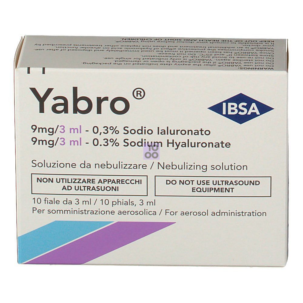 Yabro Spray-Sol 0,18% 10 Ampollas