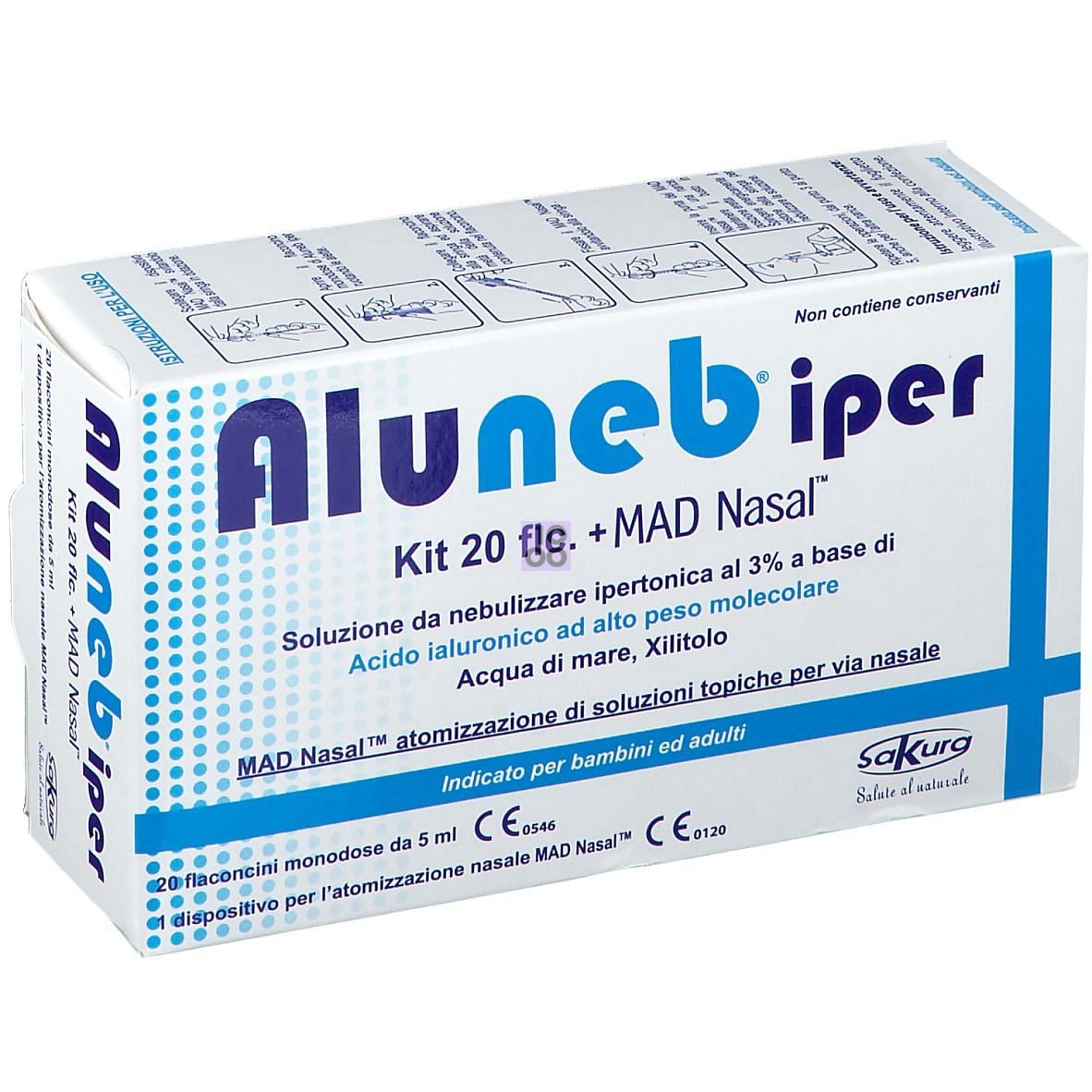 Aluneb MAD Nasal Nebulizzatore Nasale da 3 ml