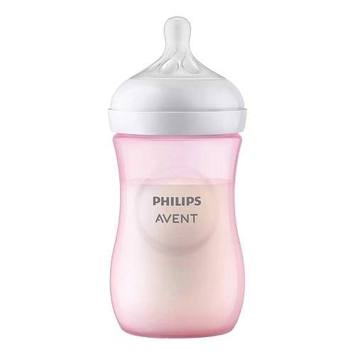 Avent Biberon Natural 3,0 Rosa 260 Ml