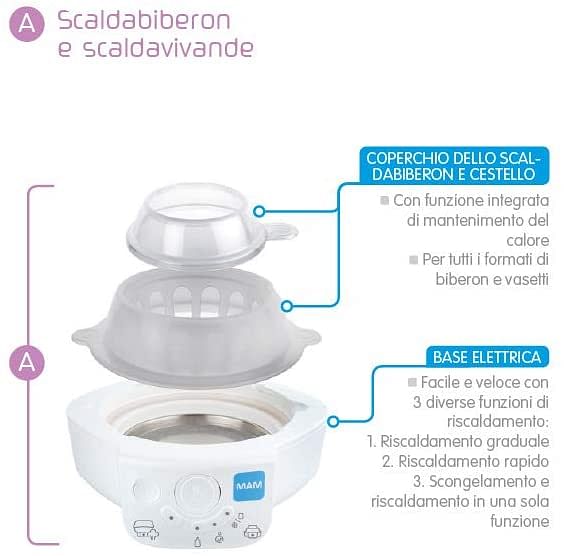 Sterilizzatore elettrico e per microonde a vapore - J BIMBI