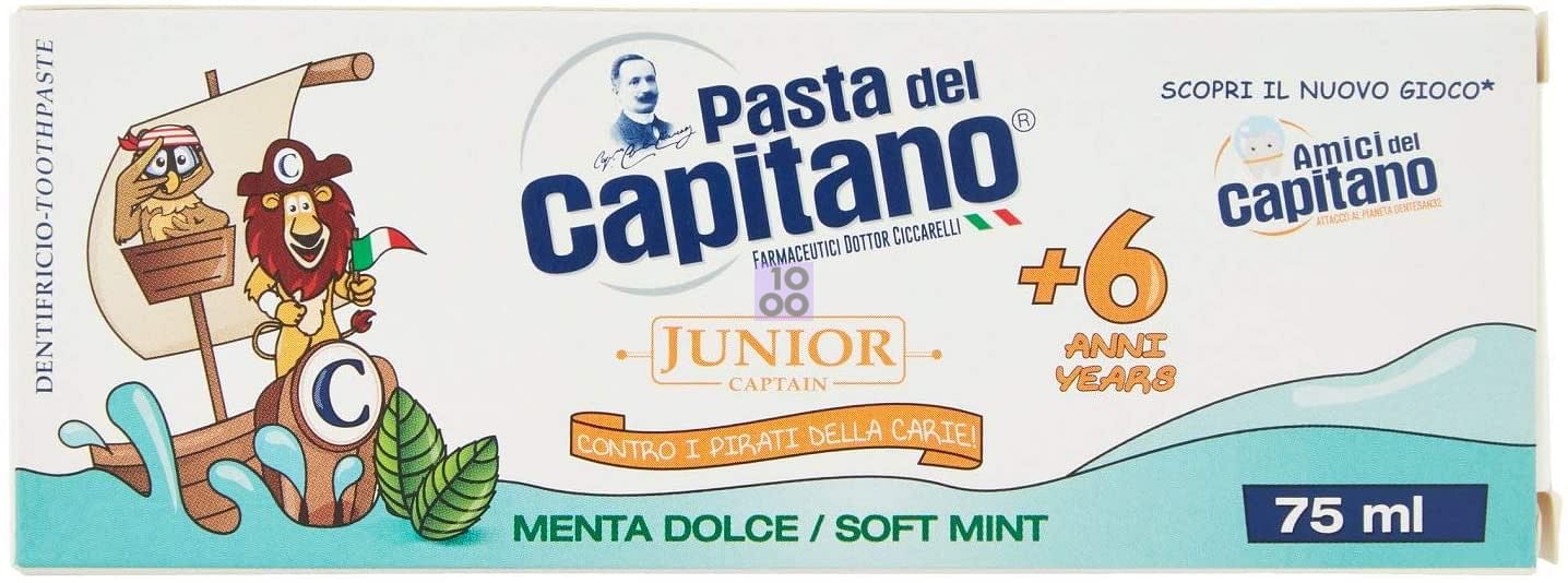 Pasta Capitano Dentifricio Junior 75 Ml