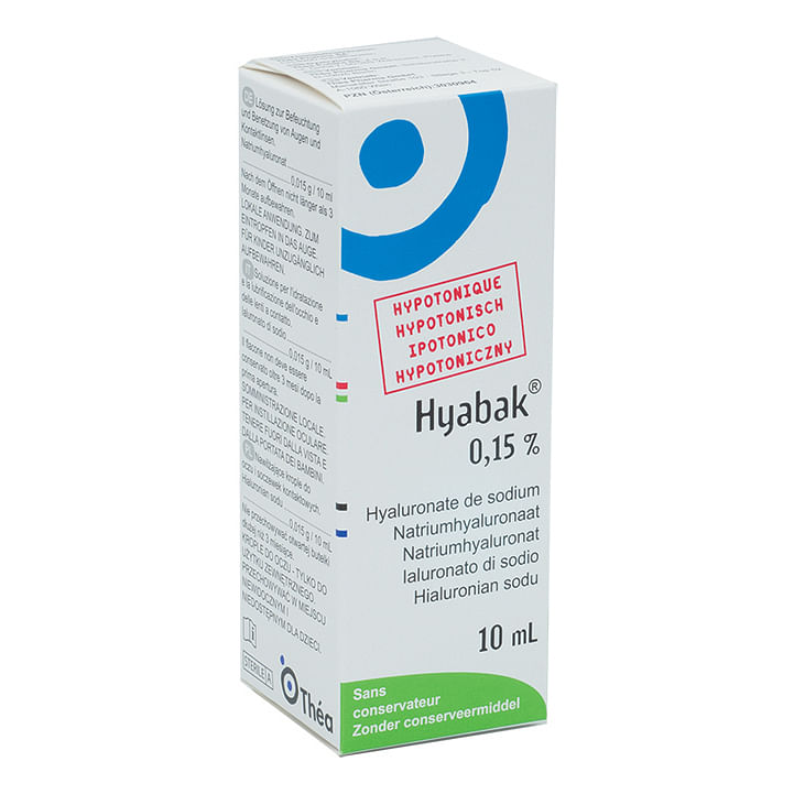 Hyabak 0,15 % x 10 mL Solución Oftálmica