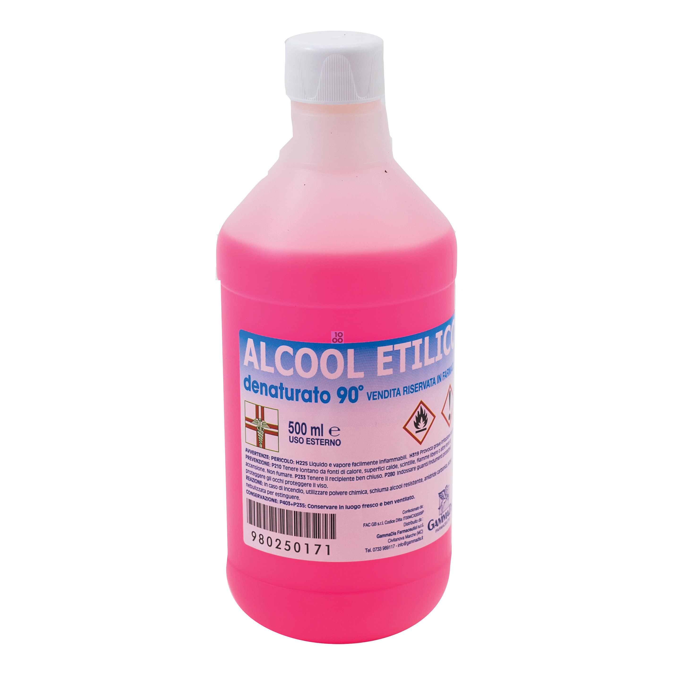 Fisioclin Alcool Etilico Denaturato 500 ml