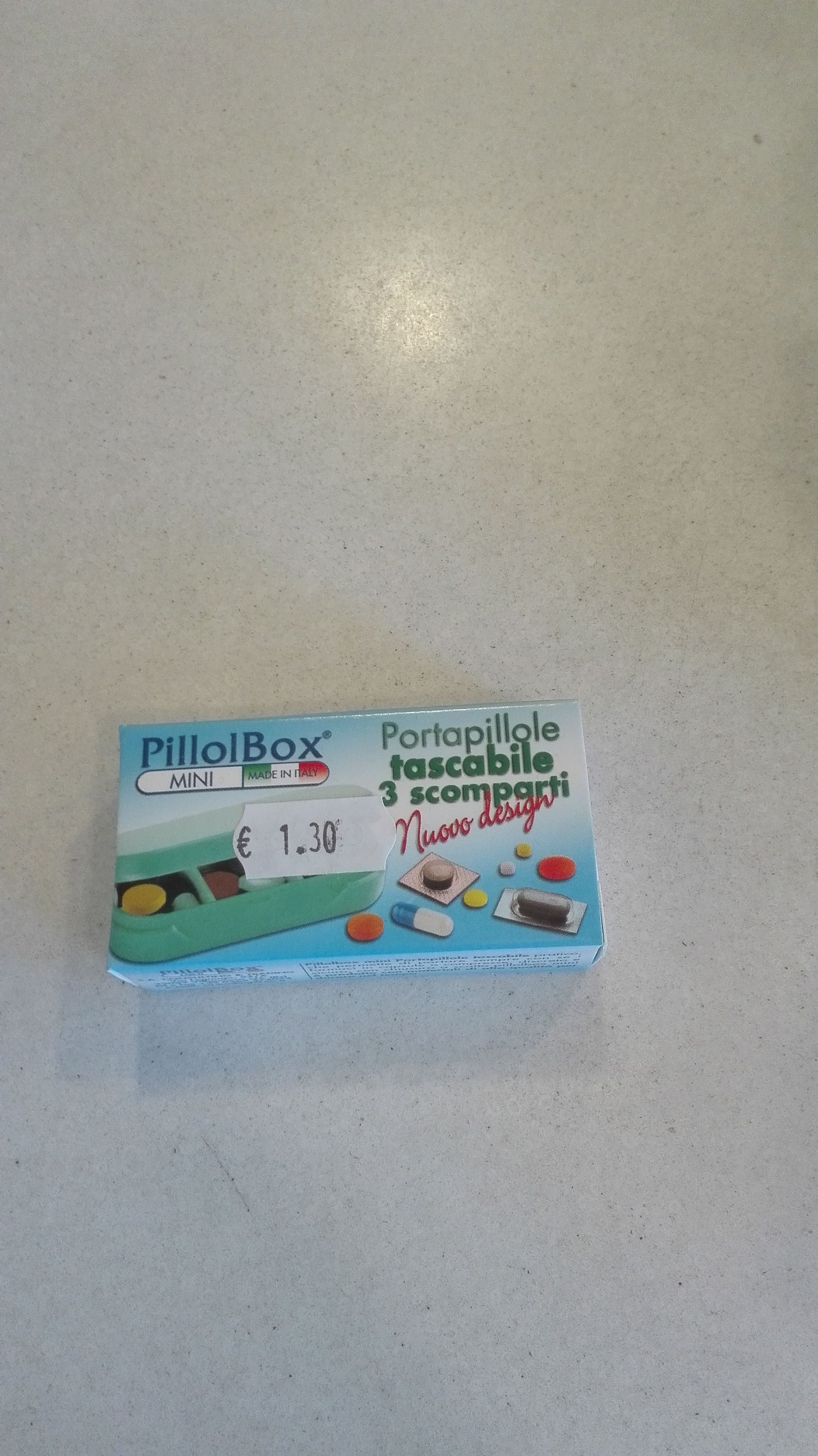 Porta Pillole Pillolbox Mini 1 Pezzo