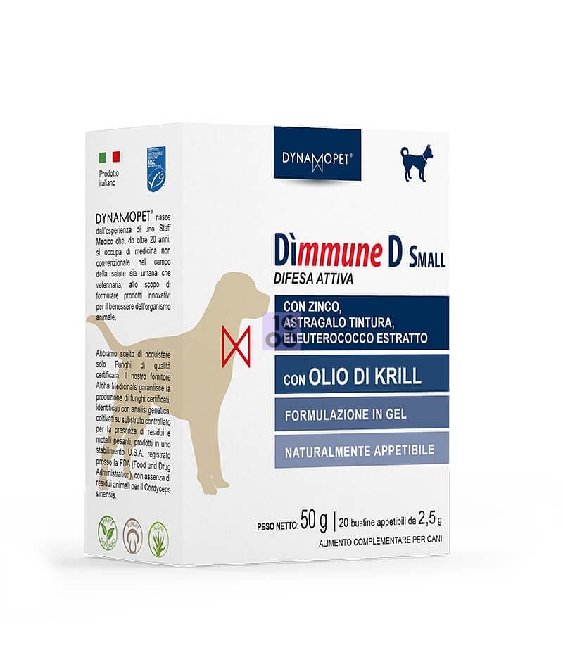 Dimmune D Small Cani 20 Bustine Appetibili Da 2,5 G