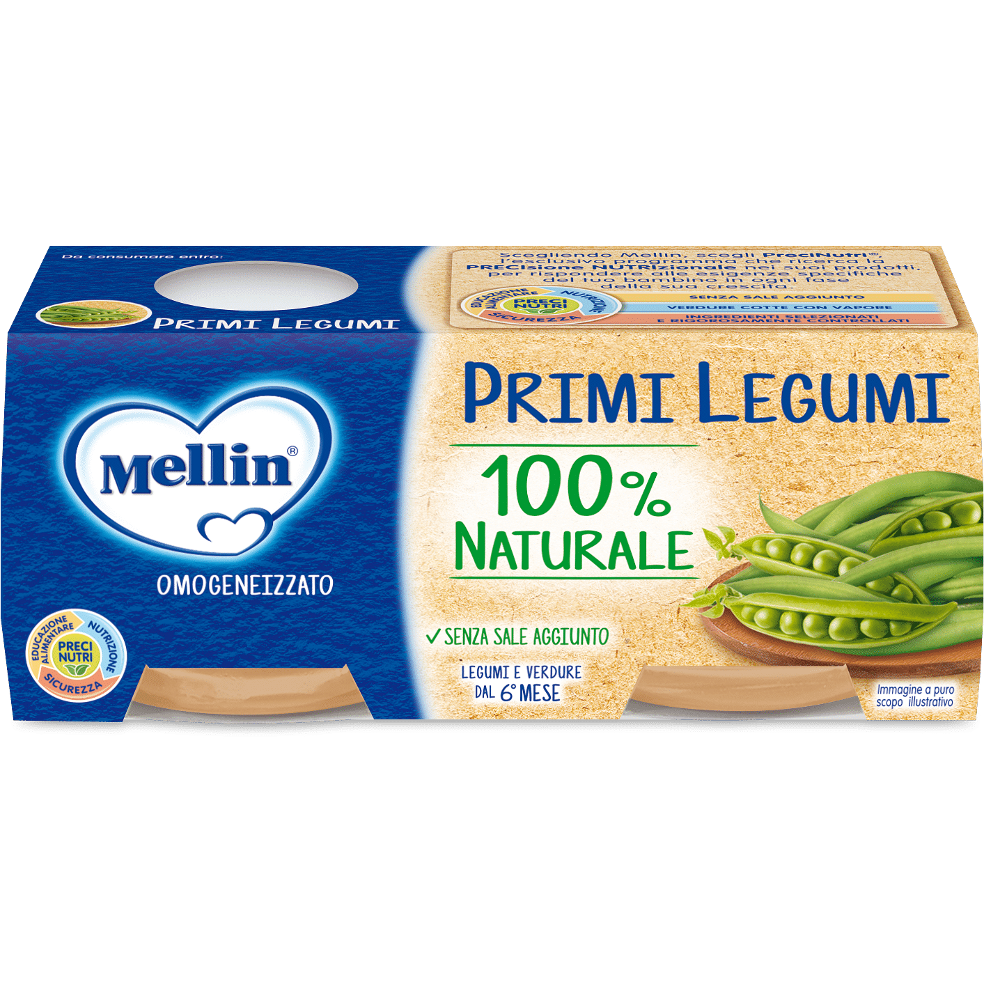 Omogeneizzato Salmone Mellin