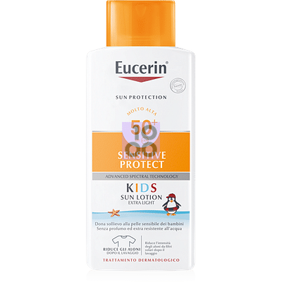Eucerin Sun Protection Spf 50+ Sensitive Protect Kids Sun Lotion Extra Light 400 Ml