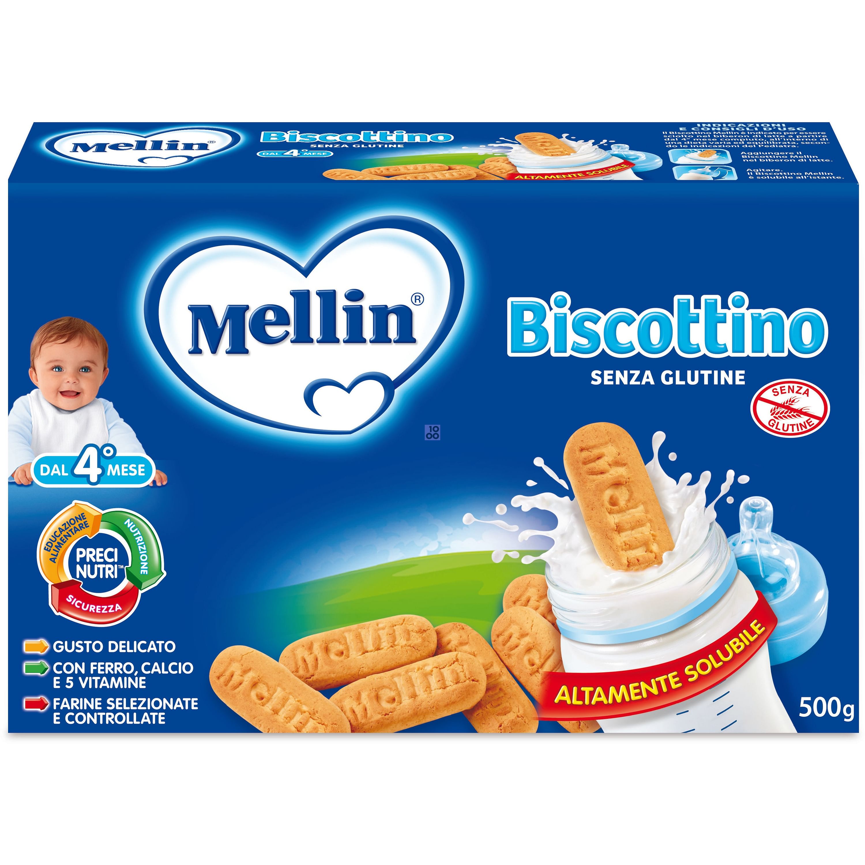 Mellin: Omogenizzati, Latte e Biscotti all'ingrosso