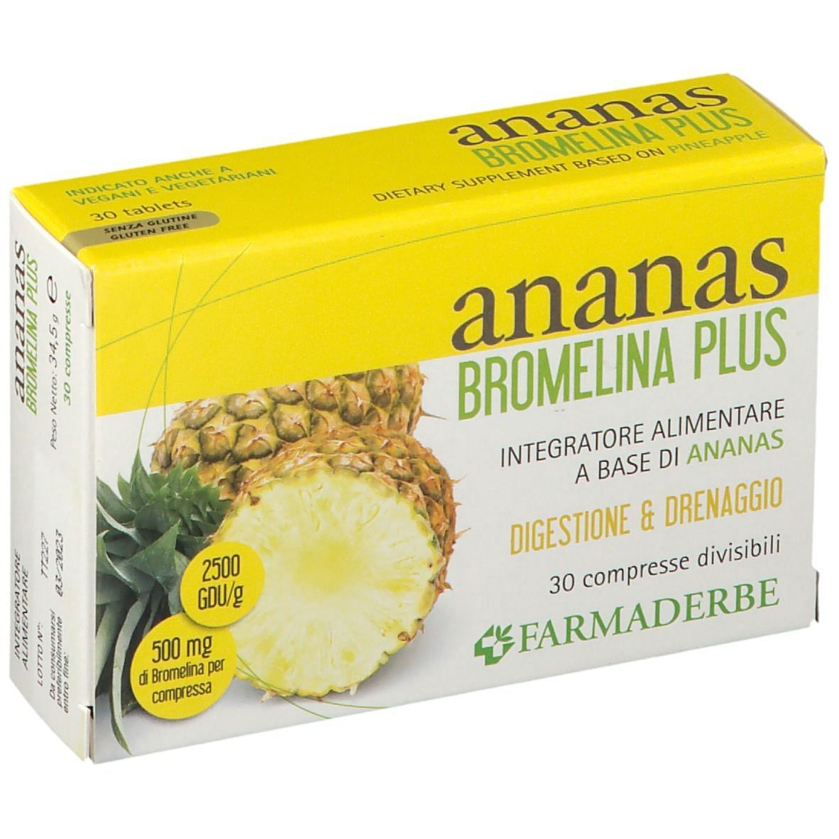 Ananas Bromelina Plus 30 Compresse 1000farmacie