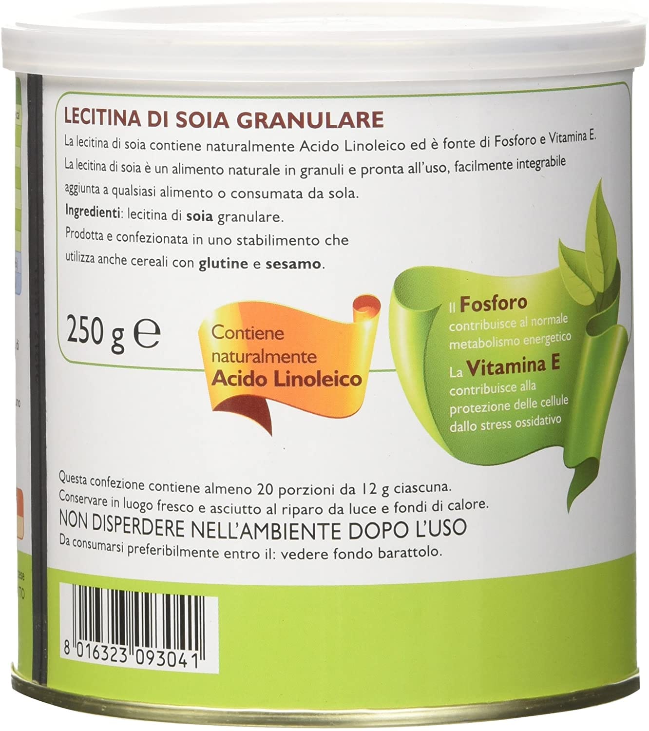 Lecitina Di Soia VIVANS 250g In Dettaglio | Eurospin Spesa Online - Foto 2