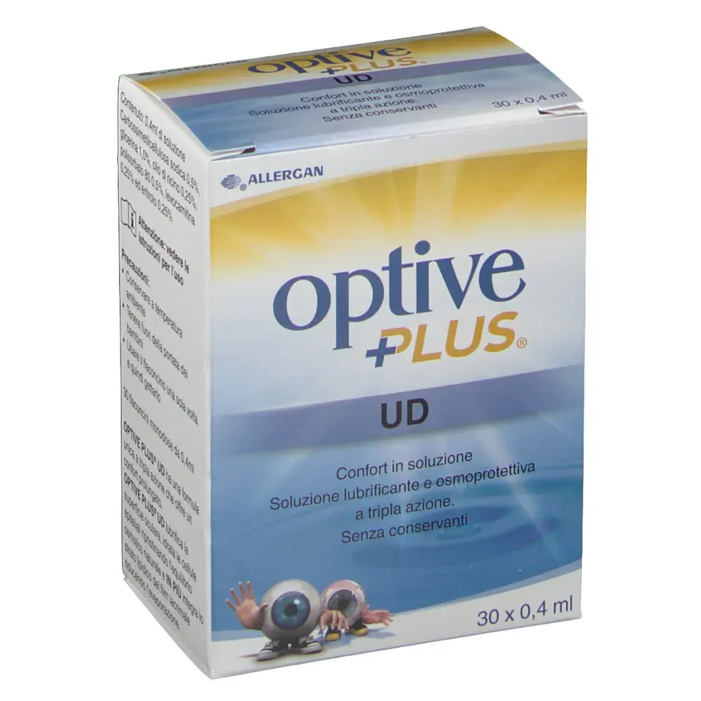 Optive plus ud gocce oculari 30 flaconcini monodose 0,4 ml Acquista